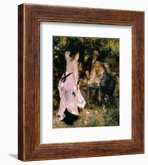 Au Jardin Du Moulin-Pierre-Auguste Renoir-Framed Art Print