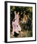 Au Jardin Du Moulin-Pierre-Auguste Renoir-Framed Art Print