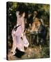 Au Jardin Du Moulin-Pierre-Auguste Renoir-Stretched Canvas