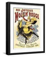 Au Joyeaux Moulinrouge-null-Framed Giclee Print