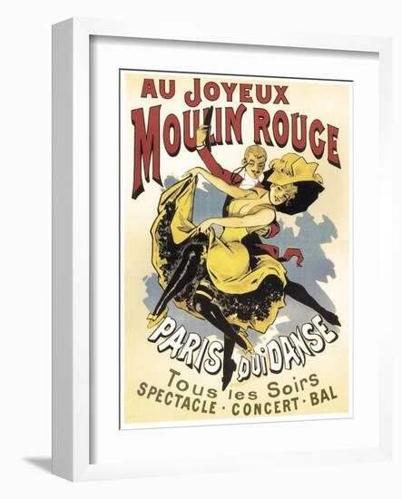 Au Joyeaux Moulinrouge-null-Framed Giclee Print