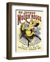 Au Joyeaux Moulinrouge-null-Framed Giclee Print