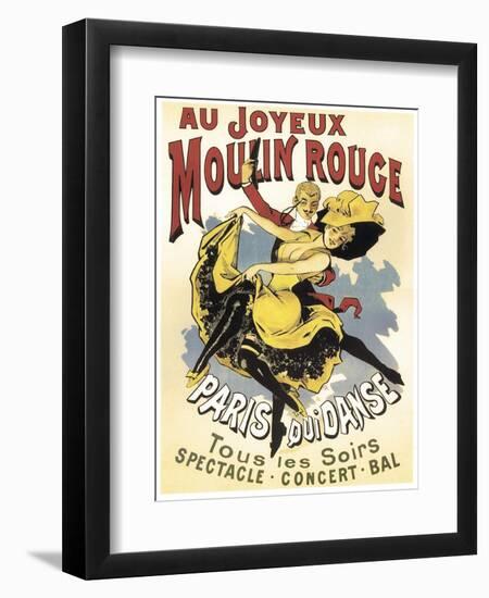 Au Joyeaux Moulinrouge-null-Framed Giclee Print