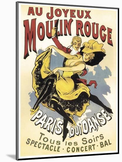 Au Joyeaux Moulinrouge-null-Mounted Giclee Print