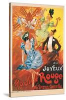 Au Joyeux Moulin Rouge-null-Stretched Canvas
