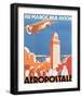 Au Maroc Par Avion, Aeropostale-null-Framed Premium Giclee Print