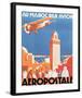 Au Maroc Par Avion, Aeropostale-null-Framed Premium Giclee Print