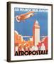 Au Maroc Par Avion, Aeropostale-null-Framed Premium Giclee Print