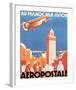 Au Maroc Par Avion, Aeropostale-null-Framed Premium Giclee Print