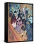 Au Moulin Skelly-Marie Marfia Fine Art-Framed Stretched Canvas