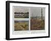 Au Nord De Saint-Prix, La Route D'Epernay, Retranchements De Mitrailleuses-Jules Gervais-Courtellemont-Framed Photographic Print