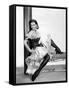 Au pays by la peur THE WILD NORTH, (aka THE BIG NORTH) by AdrewMarton with Cyd Charisse, 1952 (b/w -null-Framed Stretched Canvas