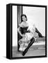 Au pays by la peur THE WILD NORTH, (aka THE BIG NORTH) by AdrewMarton with Cyd Charisse, 1952 (b/w -null-Framed Stretched Canvas