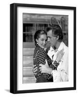 Au pays by la peur THE WILD NORTH, (aka THE BIG NORTH) by AdrewMarton with Cyd Charisse, Stewart Gr-null-Framed Photo