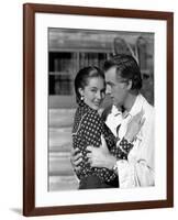 Au pays by la peur THE WILD NORTH, (aka THE BIG NORTH) by AdrewMarton with Cyd Charisse, Stewart Gr-null-Framed Photo
