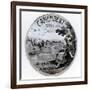 'Au Pays De Georges Sand' Camembert Label-null-Framed Giclee Print