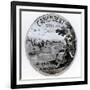 'Au Pays De Georges Sand' Camembert Label-null-Framed Giclee Print