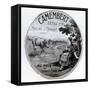 'Au Pays De Georges Sand' Camembert Label-null-Framed Stretched Canvas