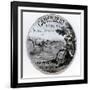 'Au Pays De Georges Sand' Camembert Label-null-Framed Giclee Print