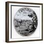 'Au Pays De Georges Sand' Camembert Label-null-Framed Giclee Print