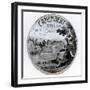 'Au Pays De Georges Sand' Camembert Label-null-Framed Giclee Print