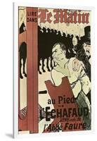 Au Pied De L'Echafaud , 1893-Henri de Toulouse-Lautrec-Framed Giclee Print