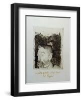 Au Poete Synthetiste, Portrait of Stephame Mallarme-Paul Gauguin-Framed Giclee Print