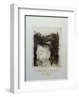 Au Poete Synthetiste, Portrait of Stephame Mallarme-Paul Gauguin-Framed Giclee Print