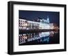 Au Pont Rouge Department Store at night, St. Petersburg, Leningrad Oblast, Russia-Ben Pipe-Framed Photographic Print