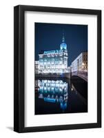 Au Pont Rouge Department Store at night, St. Petersburg, Leningrad Oblast, Russia-Ben Pipe-Framed Photographic Print