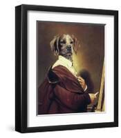 Au Portrait-Thierry Poncelet-Framed Premium Giclee Print