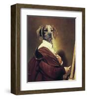 Au Portrait-Thierry Poncelet-Framed Premium Giclee Print