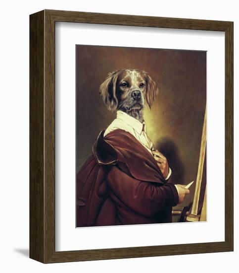 Au Portrait-Thierry Poncelet-Framed Premium Giclee Print