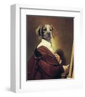 Au Portrait-Thierry Poncelet-Framed Premium Giclee Print