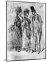 Au Promenoir, 19th Century-Constantin Guys-Mounted Giclee Print