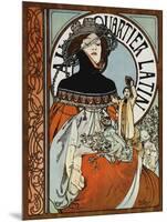 Au Quartier Latin, 1898-Alphonse Mucha-Mounted Giclee Print