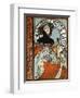 Au Quartier Latin, 1898-Alphonse Mucha-Framed Giclee Print