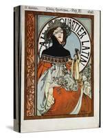 Au Quartier Latin, Printed by Paul Dupont, 1898-Alphonse Mucha-Stretched Canvas