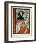 Au Quartier Latin, Printed by Paul Dupont, 1898-Alphonse Mucha-Framed Giclee Print