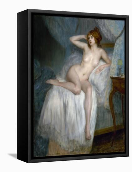 Au réveil-Pierre Carrier-belleuse-Framed Stretched Canvas