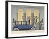 Au revoir People leaving in a car People in evening dress-Georges Barbier-Framed Giclee Print