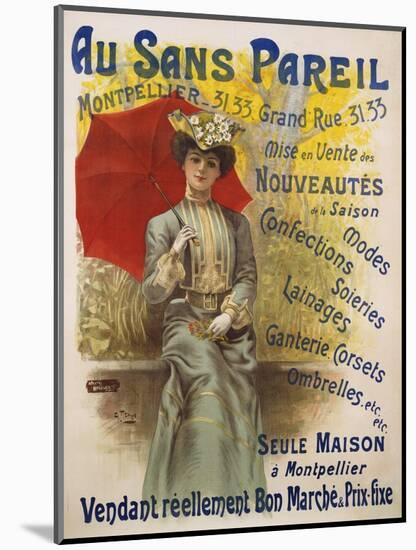 Au Sans Pareil-Charles Tichon-Mounted Giclee Print