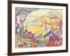 Au Temps D'Harmonie-Paul Signac-Framed Giclee Print