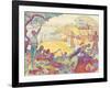 Au Temps D'Harmonie-Paul Signac-Framed Giclee Print