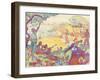 Au Temps D'Harmonie-Paul Signac-Framed Giclee Print