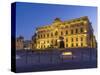 Auberge de Castille in Valletta on Malta in the evening-enricocacciafotografie-Stretched Canvas