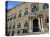 Auberge De Castille One of Valletta's Most Magnificent Buildings, Valletta, Malta, Mediterranean, E-Simon Montgomery-Stretched Canvas
