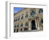 Auberge De Castille One of Valletta's Most Magnificent Buildings, Valletta, Malta, Mediterranean, E-Simon Montgomery-Framed Photographic Print