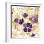 Aubergine Blossom 2-Edith Lentz-Framed Art Print