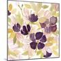 Aubergine Blossom 2-Edith Lentz-Mounted Art Print